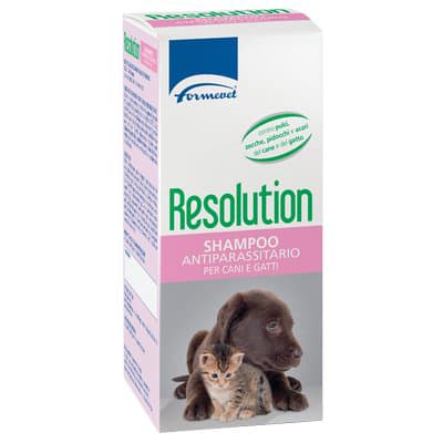 Shampoo Antiparassitario Resolution Formevet Cani e Gatti 200 ml 6 Pezzi - 2
