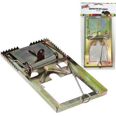 Trappola Topi a Scatto Stars Acciaio 90 x 175 mm 12 Pezzi - 2