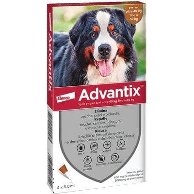 Antiparassitario Advantix Cani Elanco con 40 kg 4 Pezzi - 2