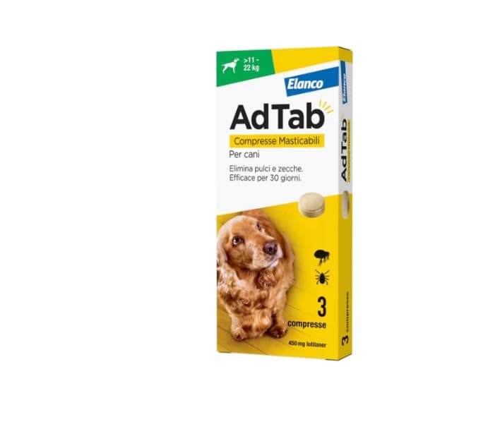 Antiparassitario Adtab Cani Elanco 22 11 kg 3 Pezzi - 2