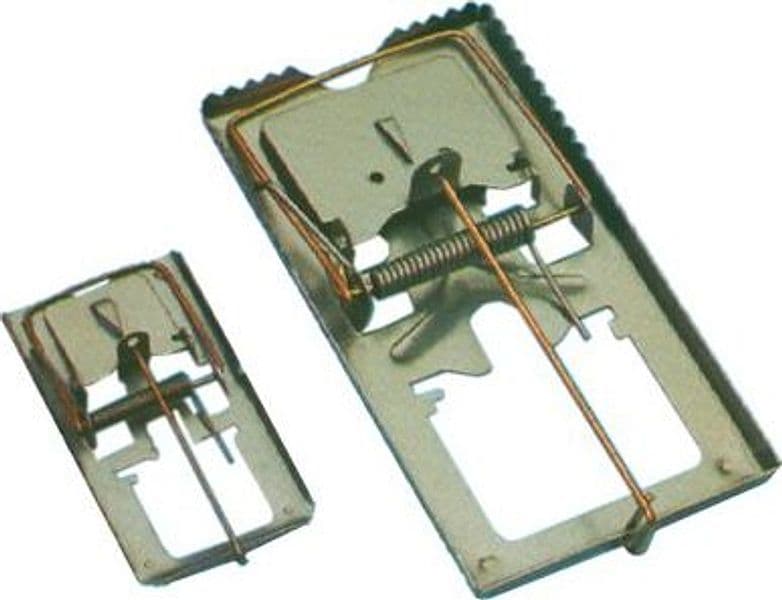 Trappola Topi a Scatto Acciaio 90 x 170 mm 10 Pezzi - 2