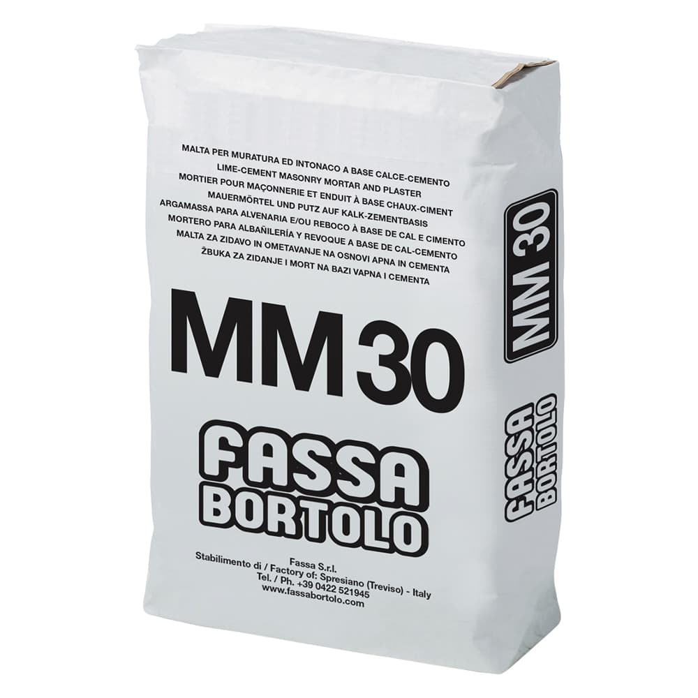 Malta Cementizia per Muratura Fassabortolo Mm30 5 Pezzi 5 kg – Fassa Bortolo