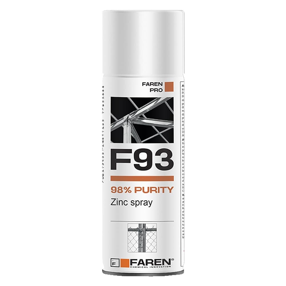Smalto Spray Zinco 98% Faren F93 12 Pezzi 400 ml