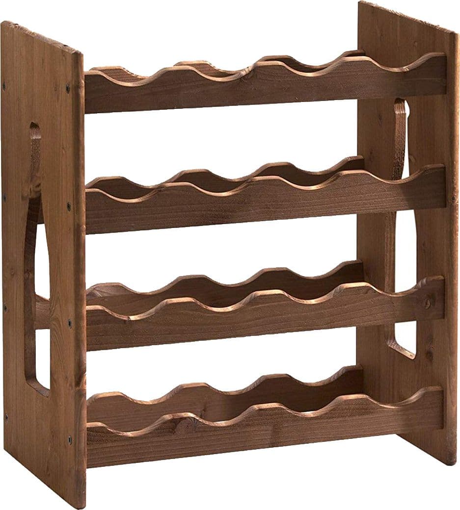 Cantinetta in Legno Scuro 16 Posti Cm 42 x 25X50H - 2