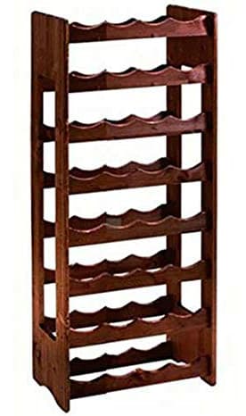 Cantinetta in Legno Scuro 32 Posti Cm 42 x 25X100H - 2