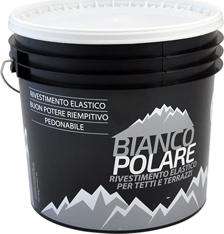 Vernice Acrilica per Tetti Bianco Polare Colore 20 kg - 2