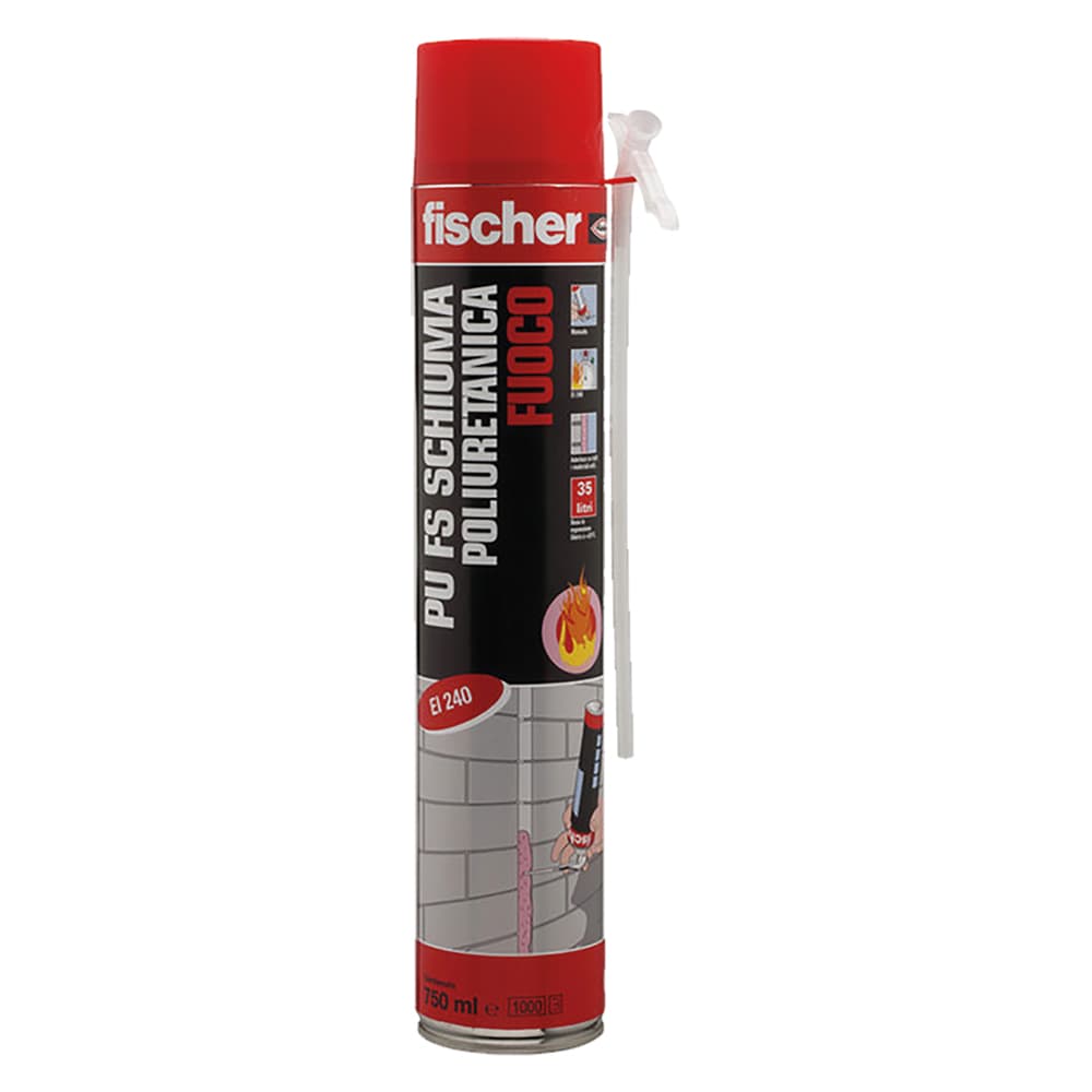 Schiuma Poliuretanica Antifuoco Pu Fs 750 Manuale Fischer Fs 6 Pezzi 750 ml - 2