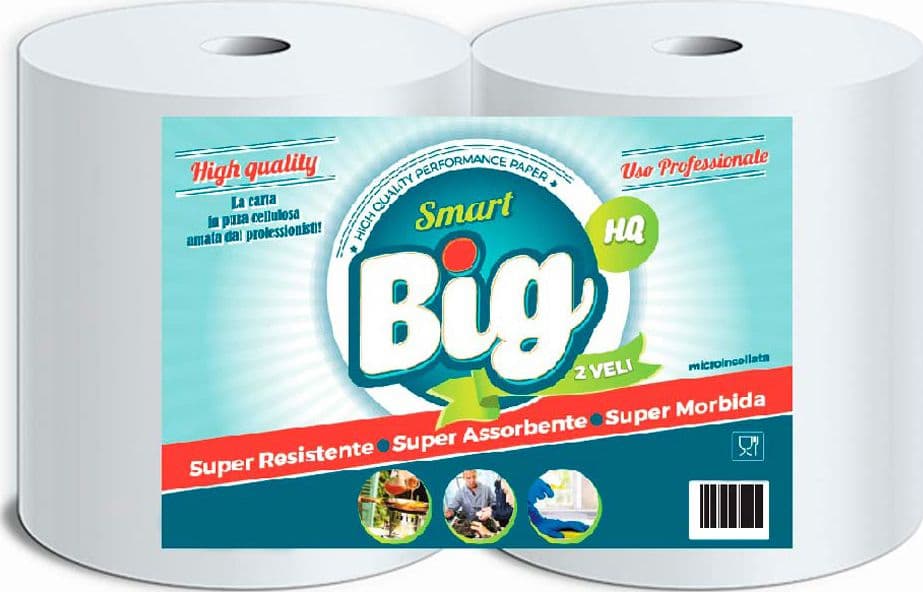 Carta Cellulosa Smart Big 2 Rotoli – Autres
