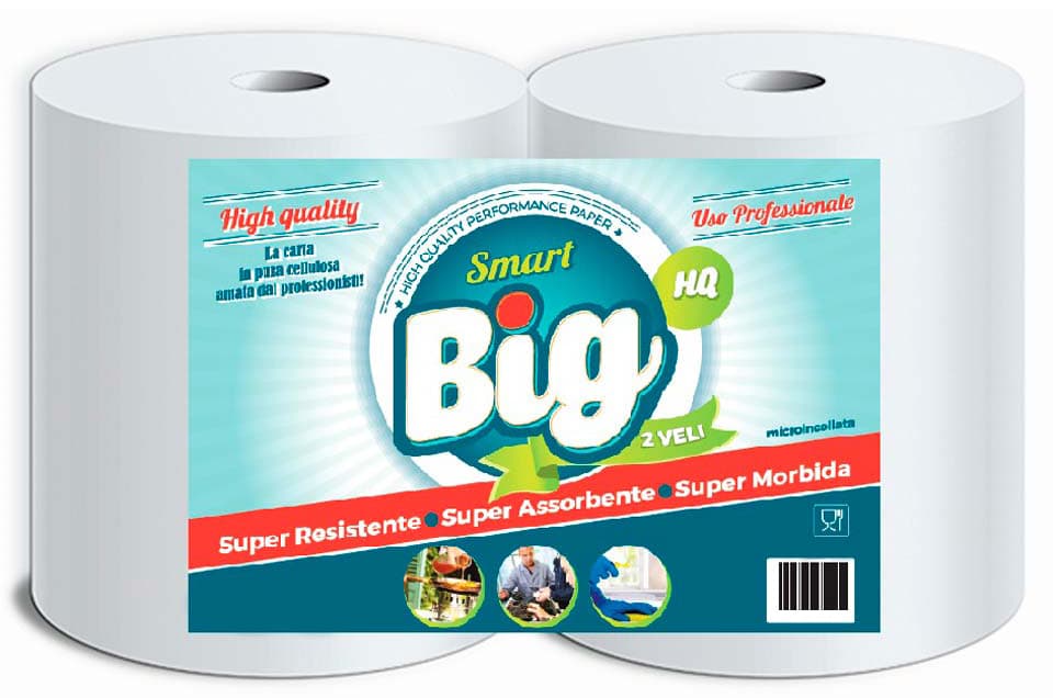 Carta Cellulosa Smart Big 2.00 Rotoli - 2