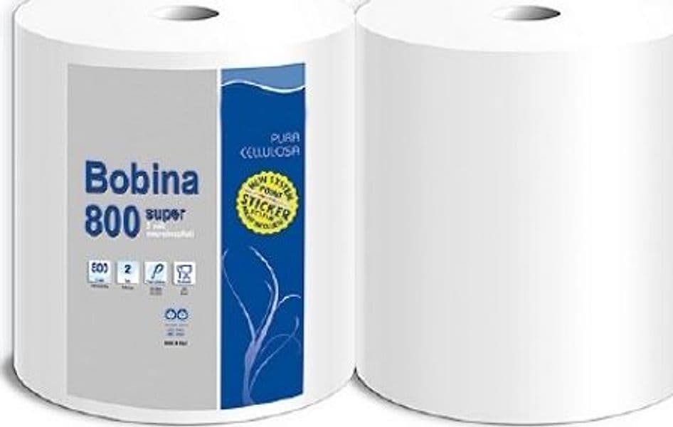 Carta Cellulosa Super 800 Strappi 2 Rotoli – Autres