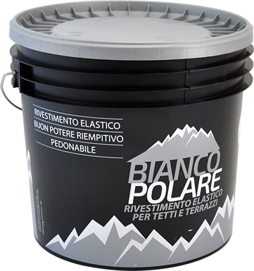 Vernice Acrilica per Tetti Bianco Polare Colore Grigia 20 kg