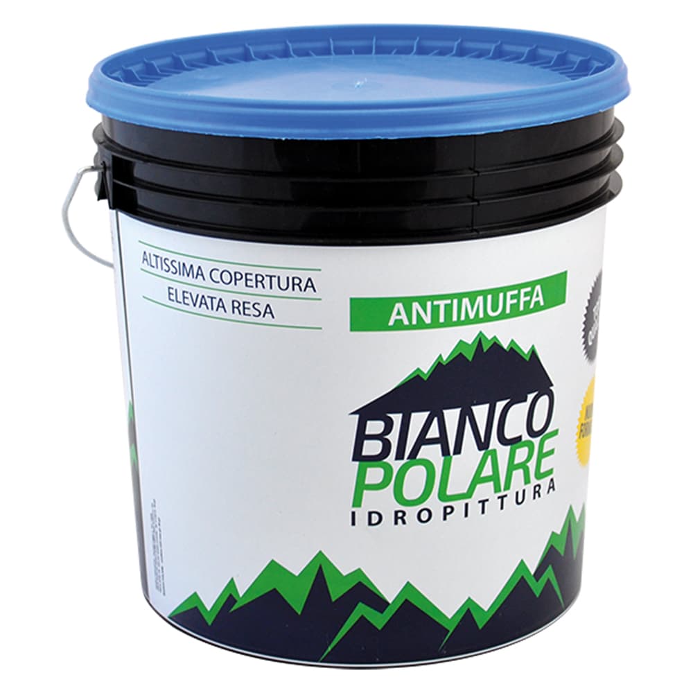 Idropittura Semilavabile Antimuffa Traspirante Bianco Polare 4 lt - 2