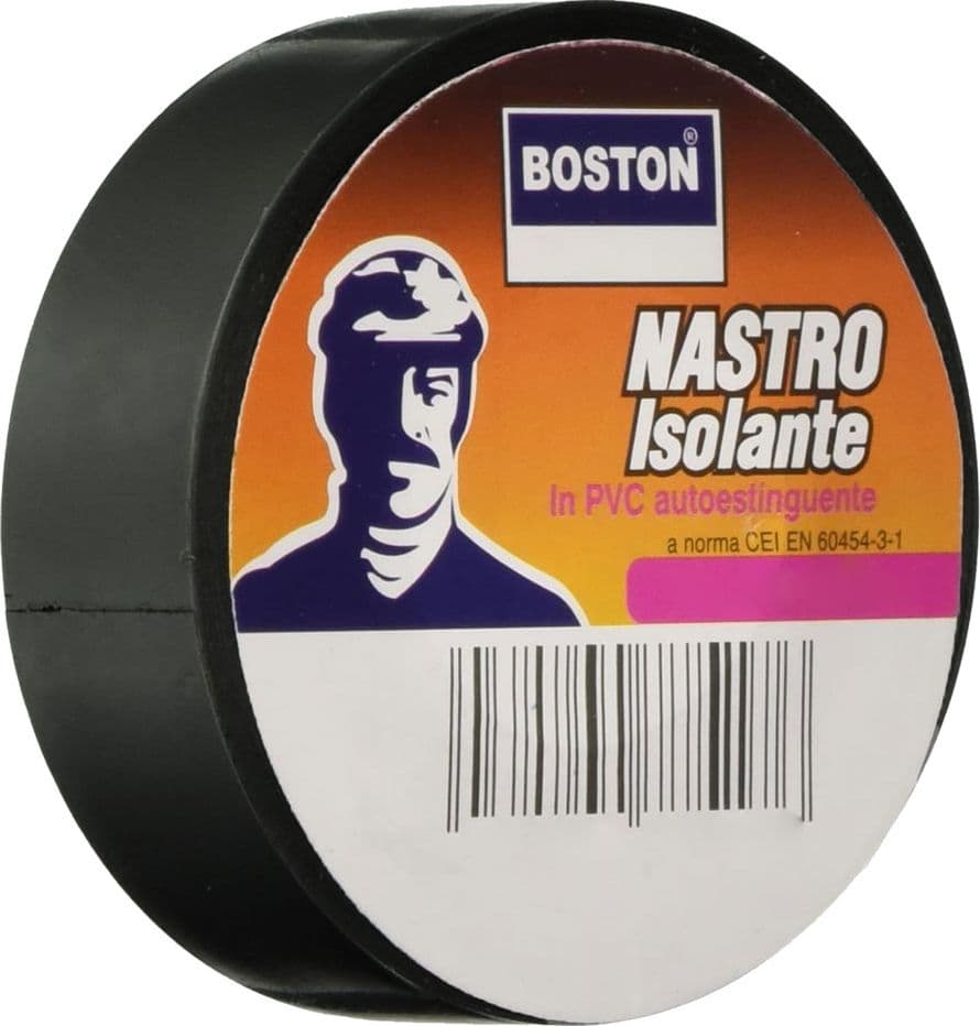 Nastro Isolante Boston Nero 10 Pezzi 15 X 10 Mt