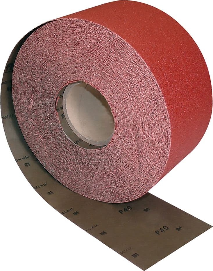 CARTA SPAZIATA IN LATTICE ROTOLO 'GL99' grana 100 - mm 120 x 100 mt  - GRINDING - 2