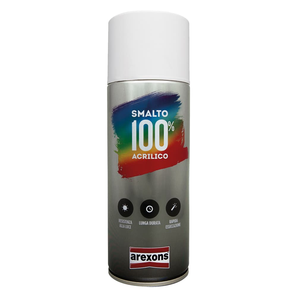 Smalto Spray Acrilico Ritocco per Elettrodomestici Arexons Bianco 400 ml - 2