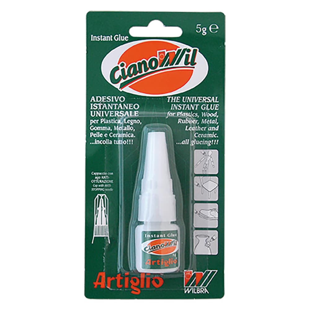 Adesivo Cianocrilato Wilbra Artiglio Cianowil 12 Pezzi 5 gr - 2