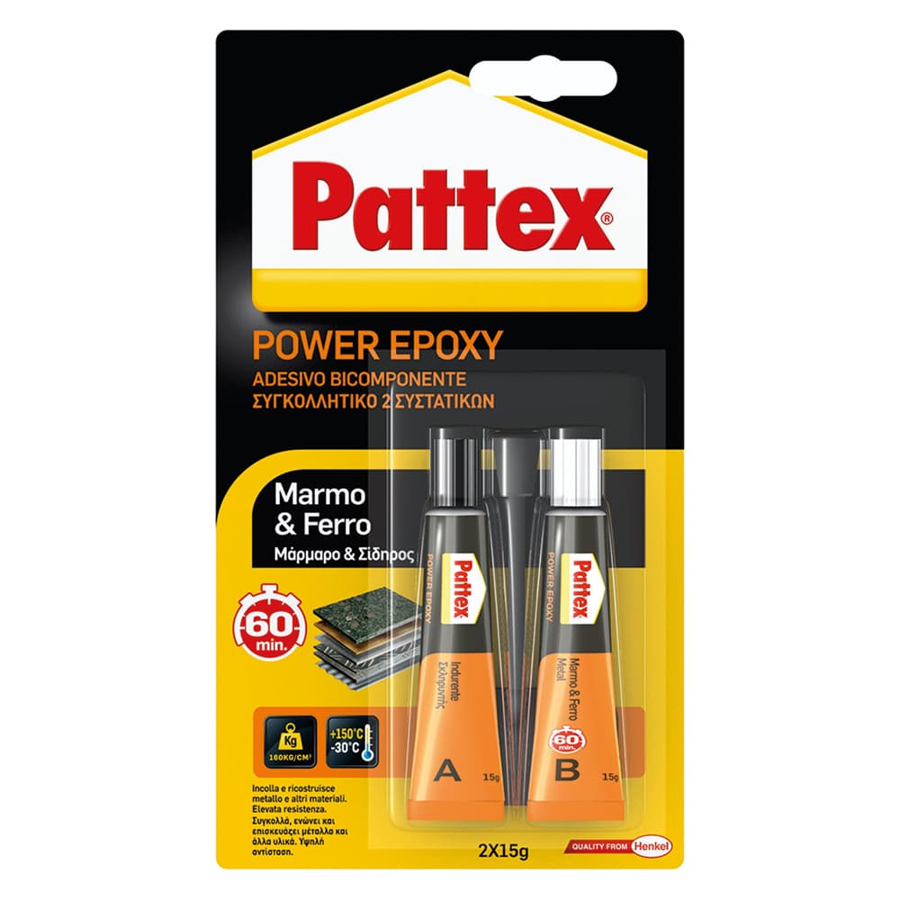 Pattex Power Marmo e Pattex Ferro 6 Pezzi 30 gr - 2