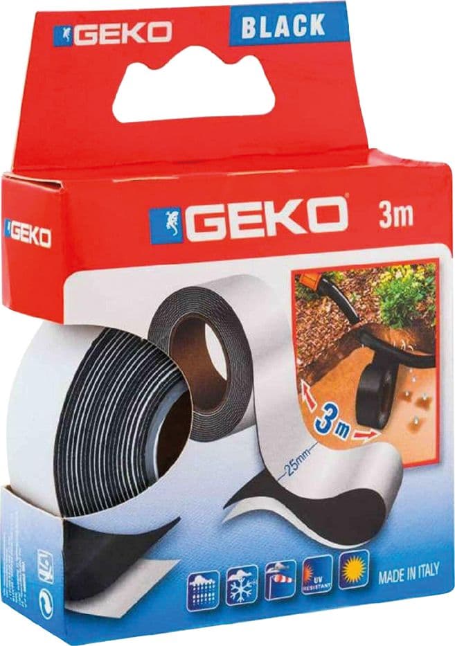 Nastro Autoagglomerante X Geko Black 25 mm 3 Mt