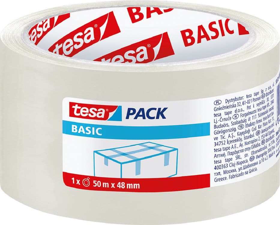 Nastro per Imballaggio 48 X Tesa Basic Pp 36 Pezzi 58572 mm 50 Mt - 2