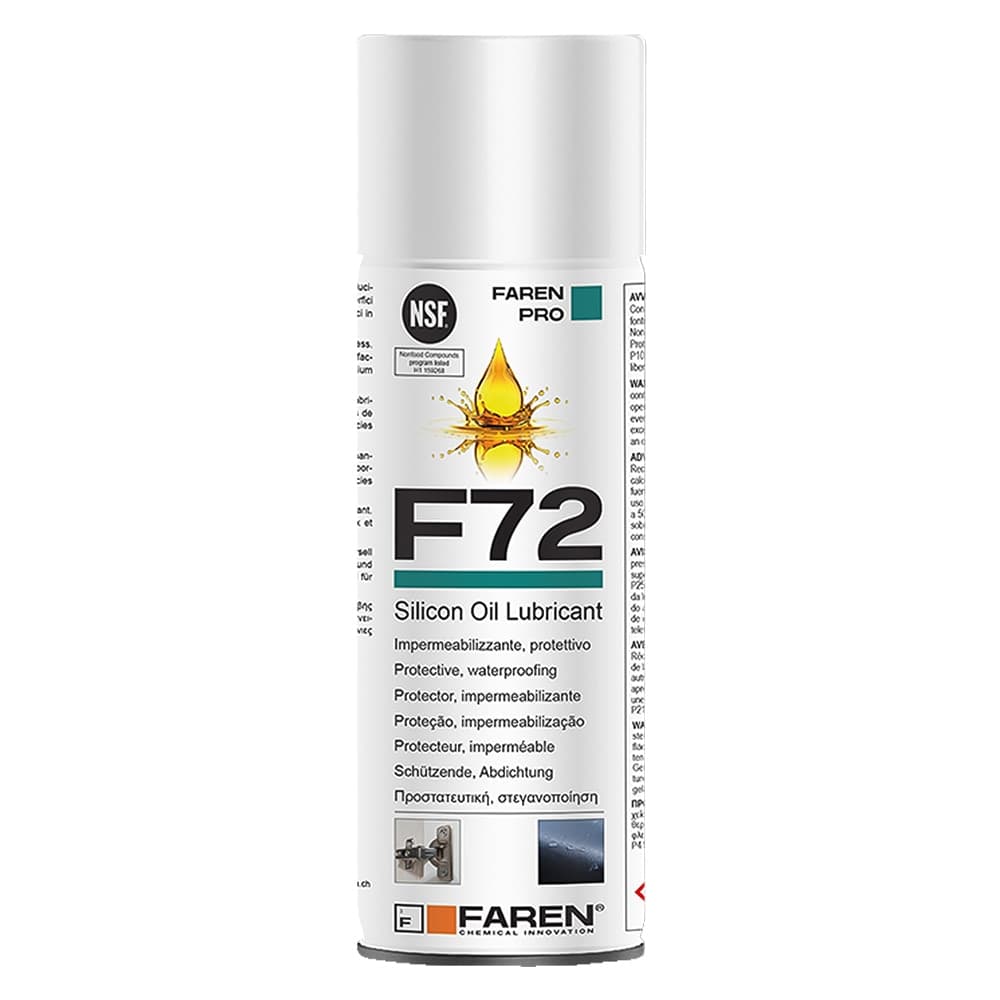 Olio di Faren F72 Silicone Spray 12 Pezzi 400 ml