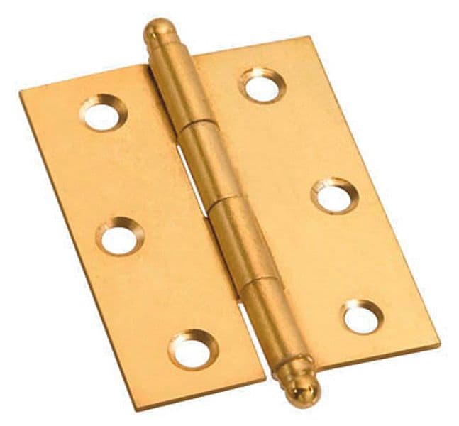 Cerniera con Perno Sfilabile in Ferro Ottonato Mm 30 x 30 50 Pezzi - 2