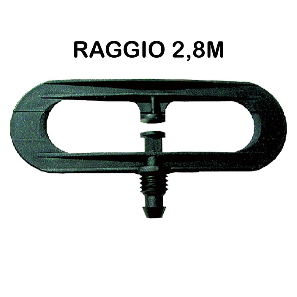 Spruzzatore a Farfalla Portata 250 l H Raggio 2,8m Irritec 100 Pezzi Ø 3,5