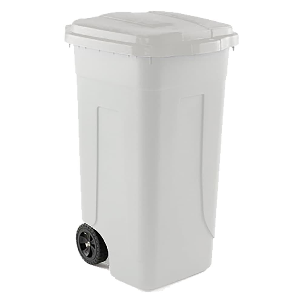 Bidone Immondizia Carrellato Corpo Coperchio Mobil Plastic Ottanta 80 lt - 2