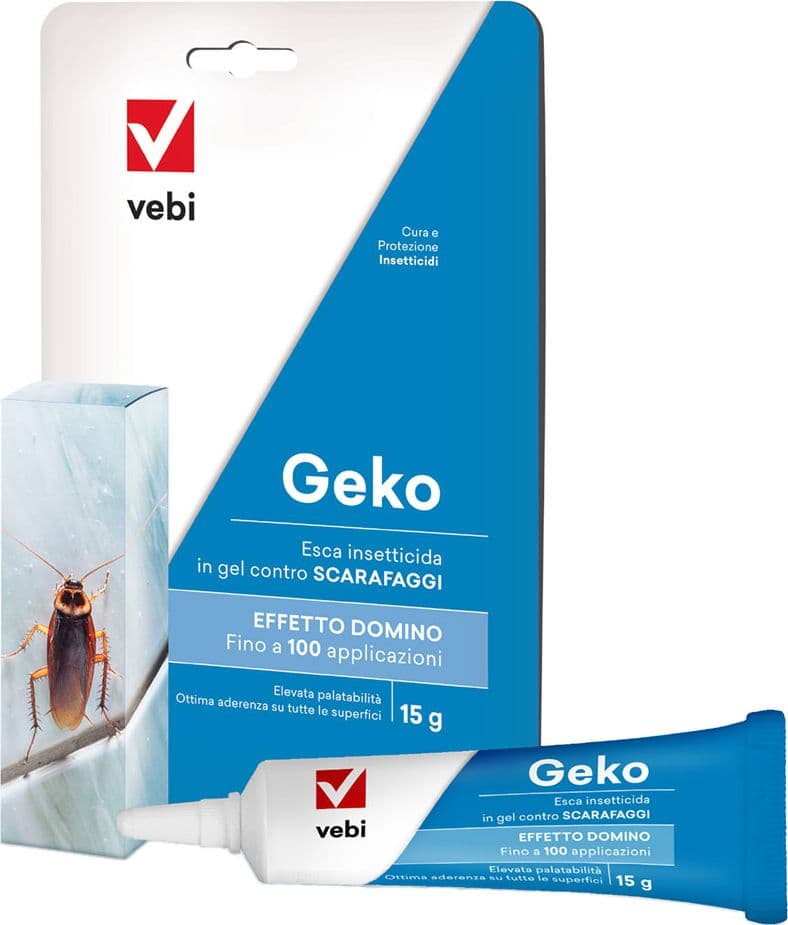 Esca Insetticida per Scarafaggi Geko Tubetto Vebi 15 gr - 2