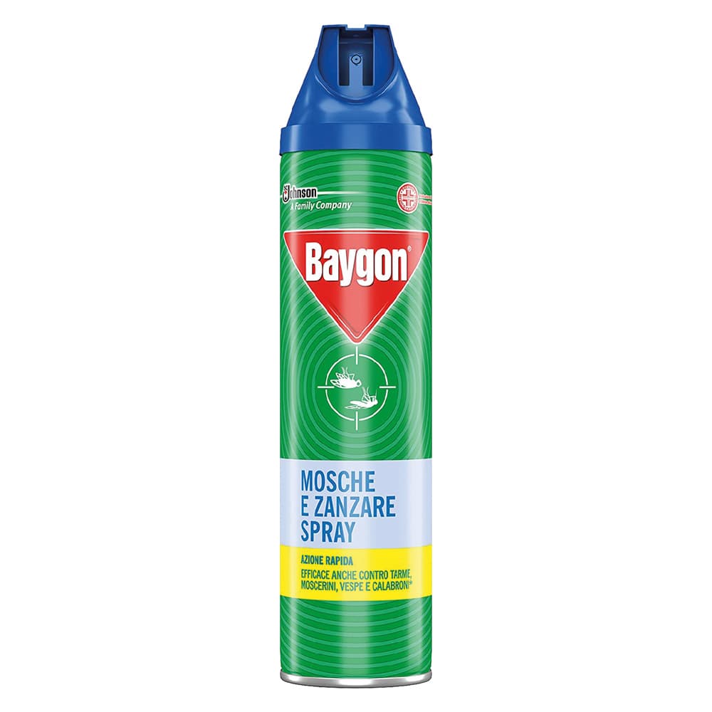 Insetticida Spray Baygon Mosche e Zanzare 400 ml - 2