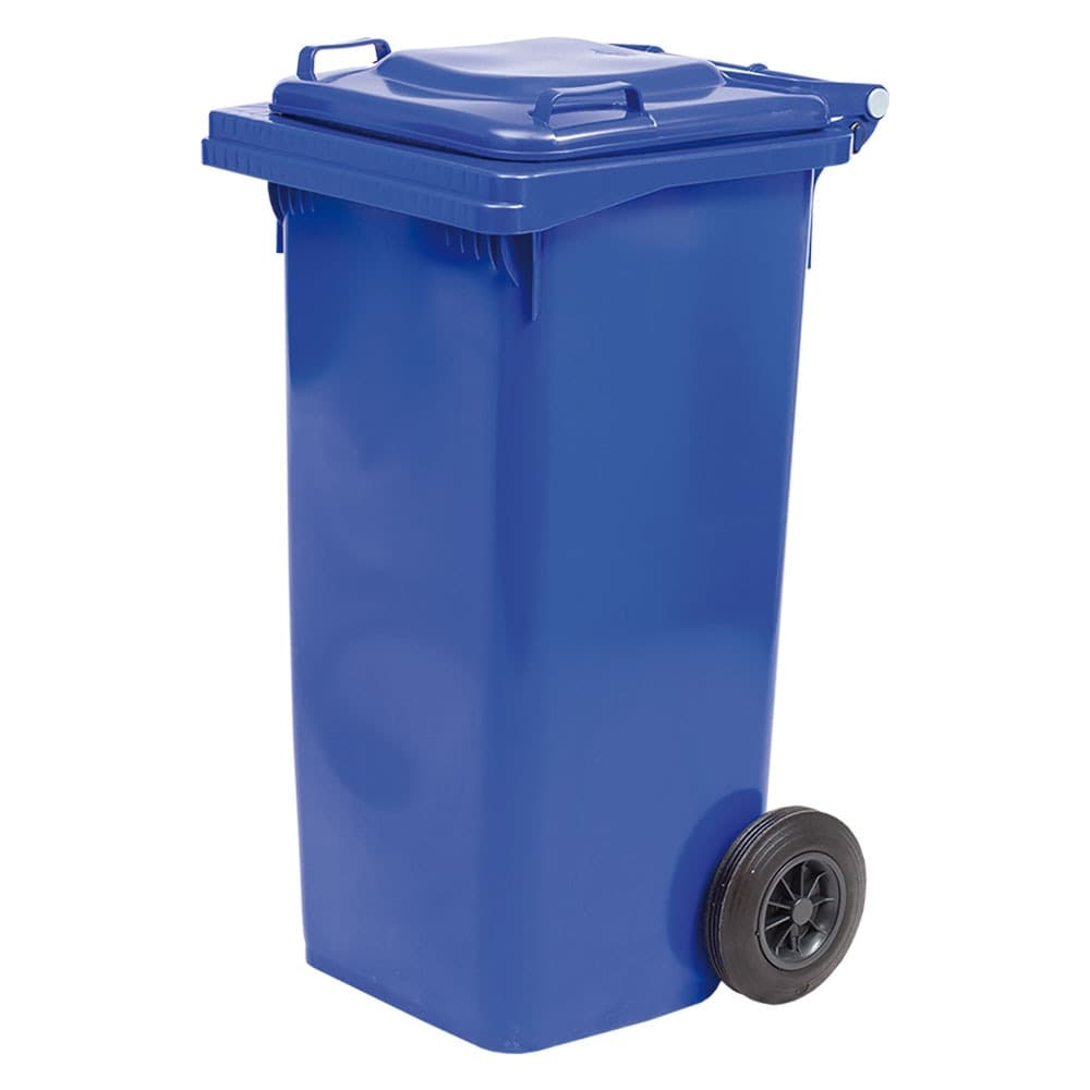 Bidone Immondizia Carrellato Ics Blu 240 Lt 73 X 58 X 106 cm