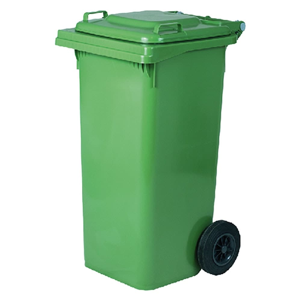 Bidone Immondizia Carrellato Ics Verde 120 Lt 55 X 50 X 94 cm