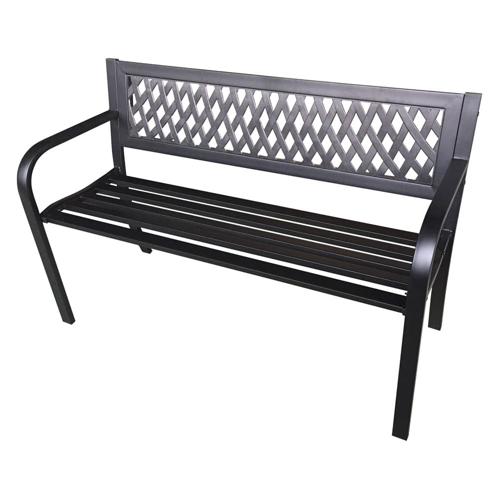Panchina Lif Borgarino Nera 119 x 50 x 75 cm - 2