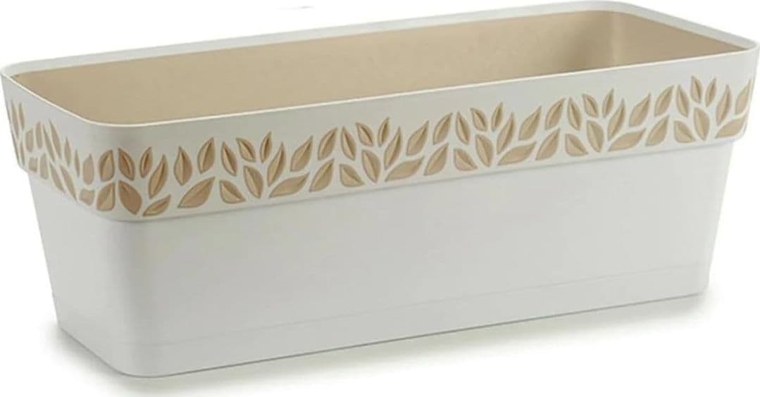 Balconetta Rettangolare Stefanplast Cloe Bianco Travertino 9,5 Lt - 2