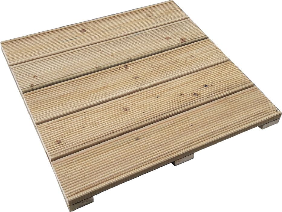Pedana per Giardino in Legno 50 X 50 X 3,2 cm – Autres