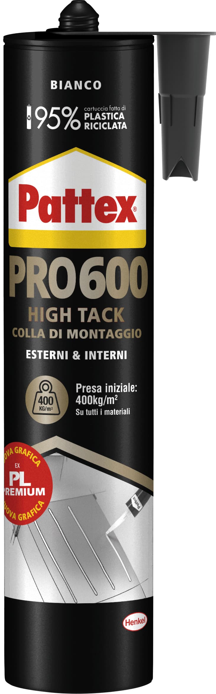 Colore La di Montaggio Pattex Pro 600 Gr. 440 Henkel - 2