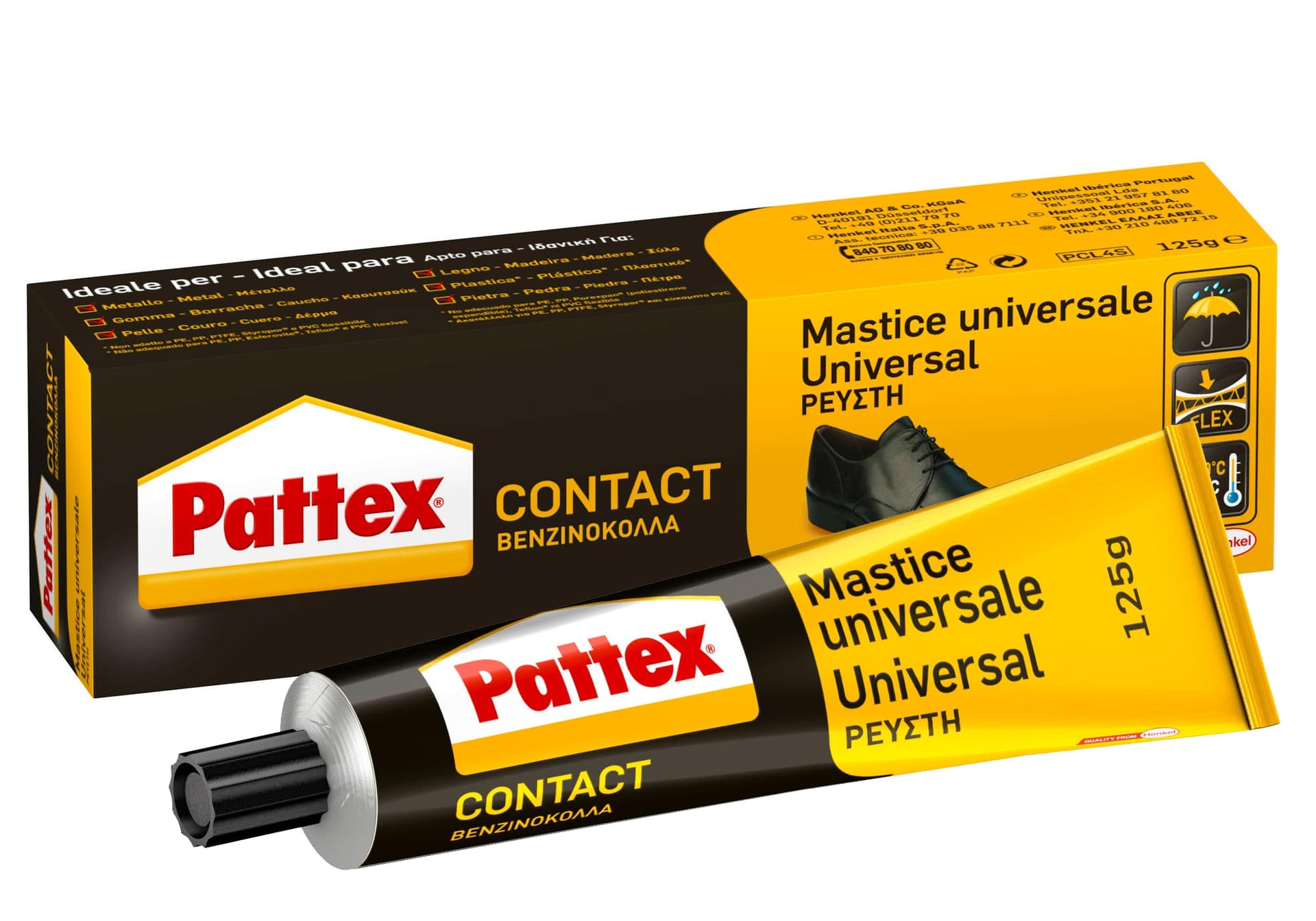Colore La Pattex Contact Mastice Universale GR.125 Henkel - 2
