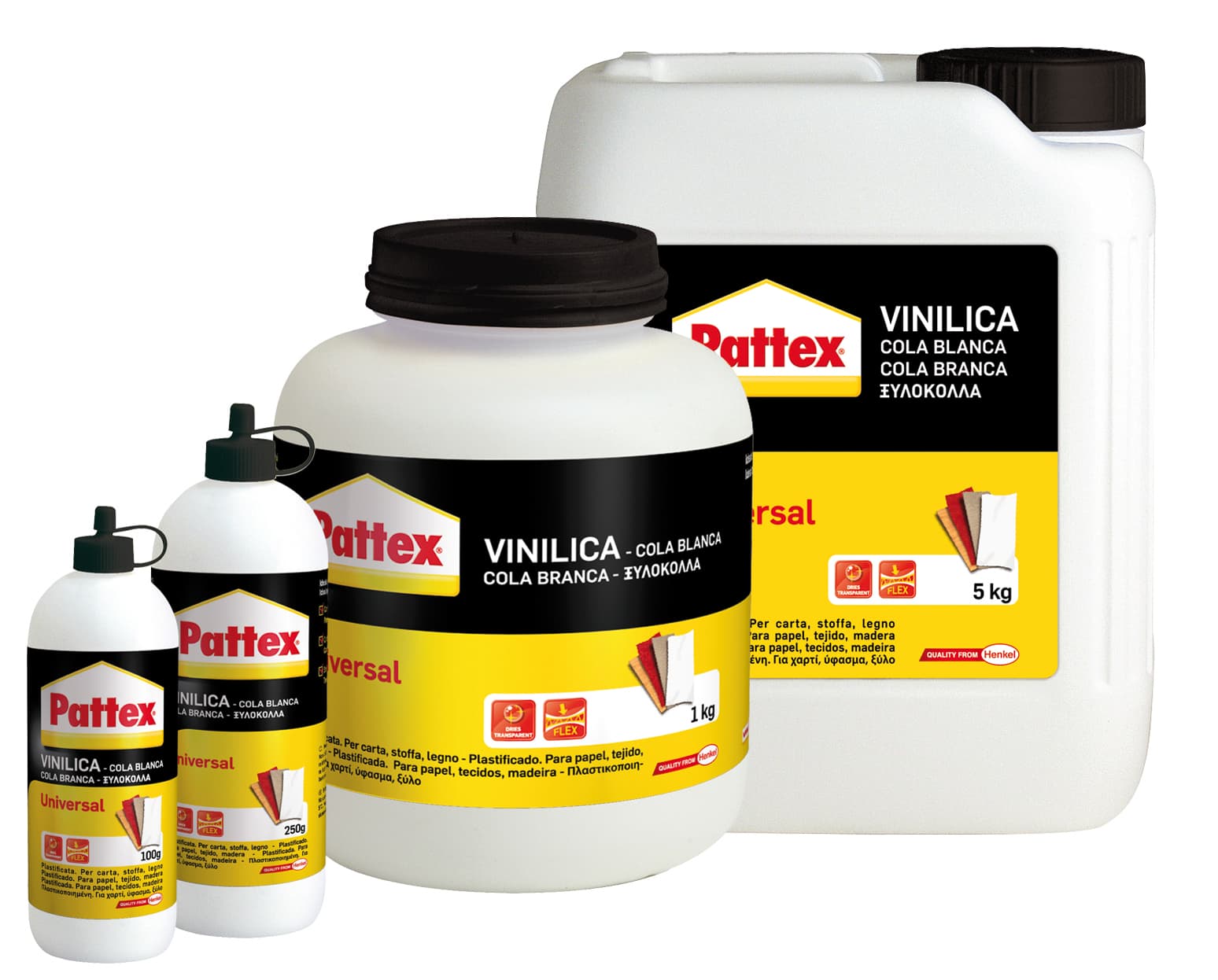 Colore La Pattex Vinilica Universal Kg 1 12 Pezzi Henkel - 2