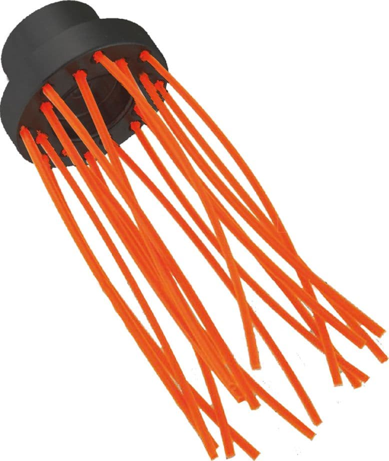 Spazzola Multifilo Supporto Polimero 16 Fili Brush Pa Ø 80 mm - 2