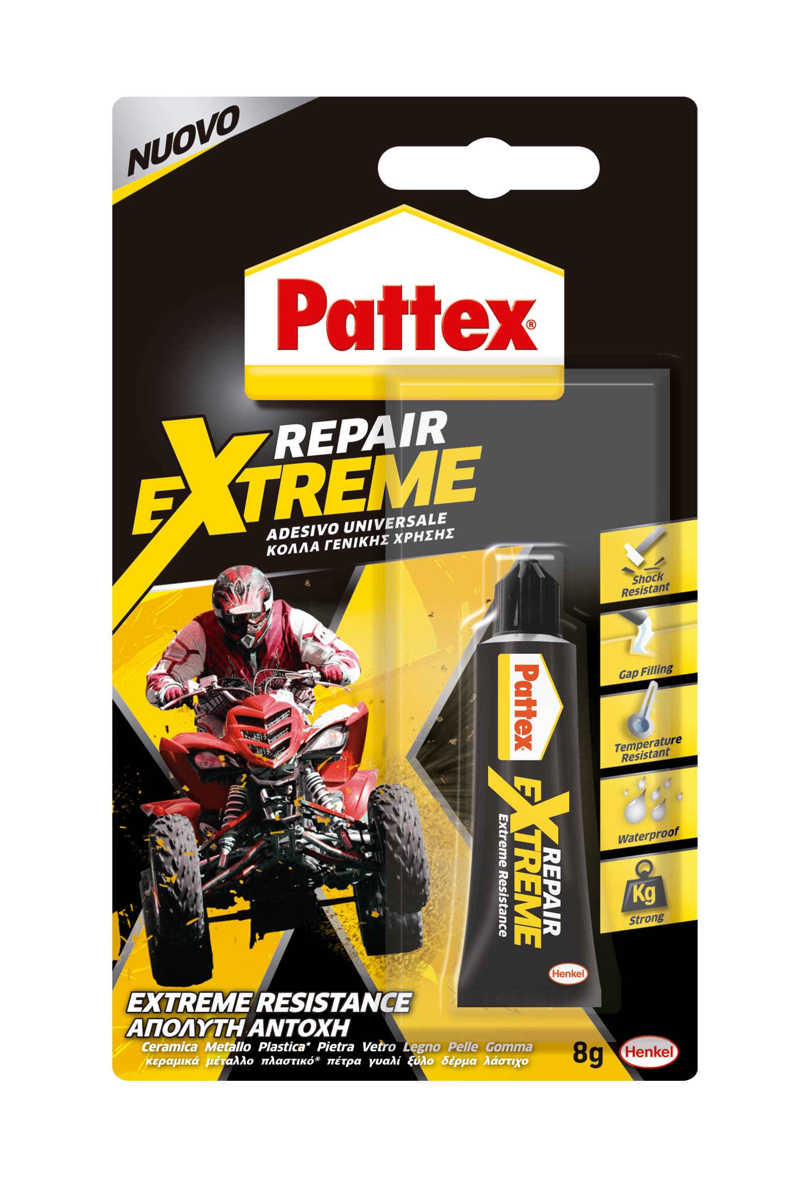Colore La Pattex Repair Extreme Gr. 8 12 Pezzi Henkel - 2