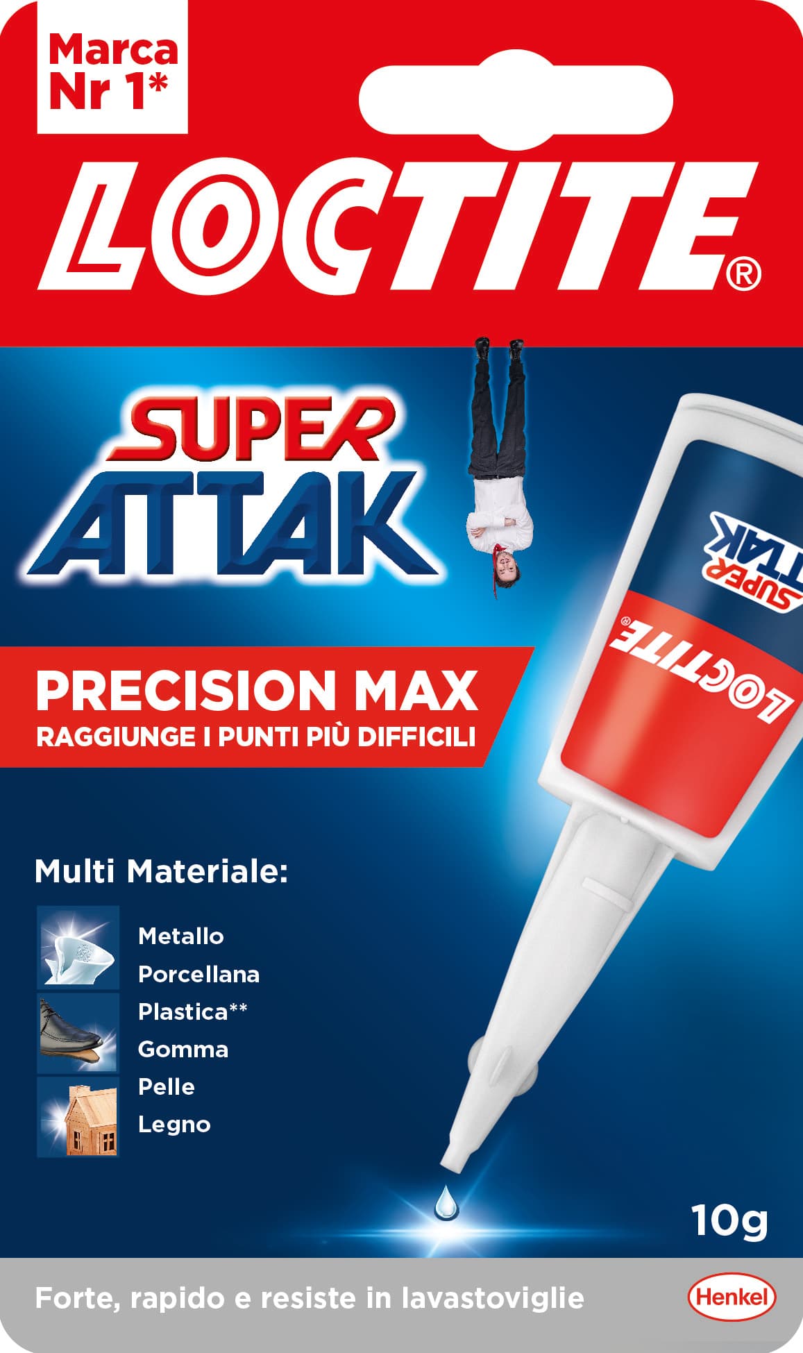 Colore La Super Attak Gr. 10 12 Pezzi Henkel - 2