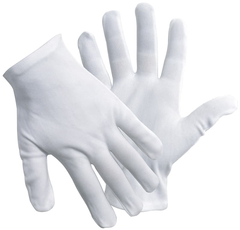 Guanti in Cotone Colore Bianco Tg. 9 12.00 Paia - 2