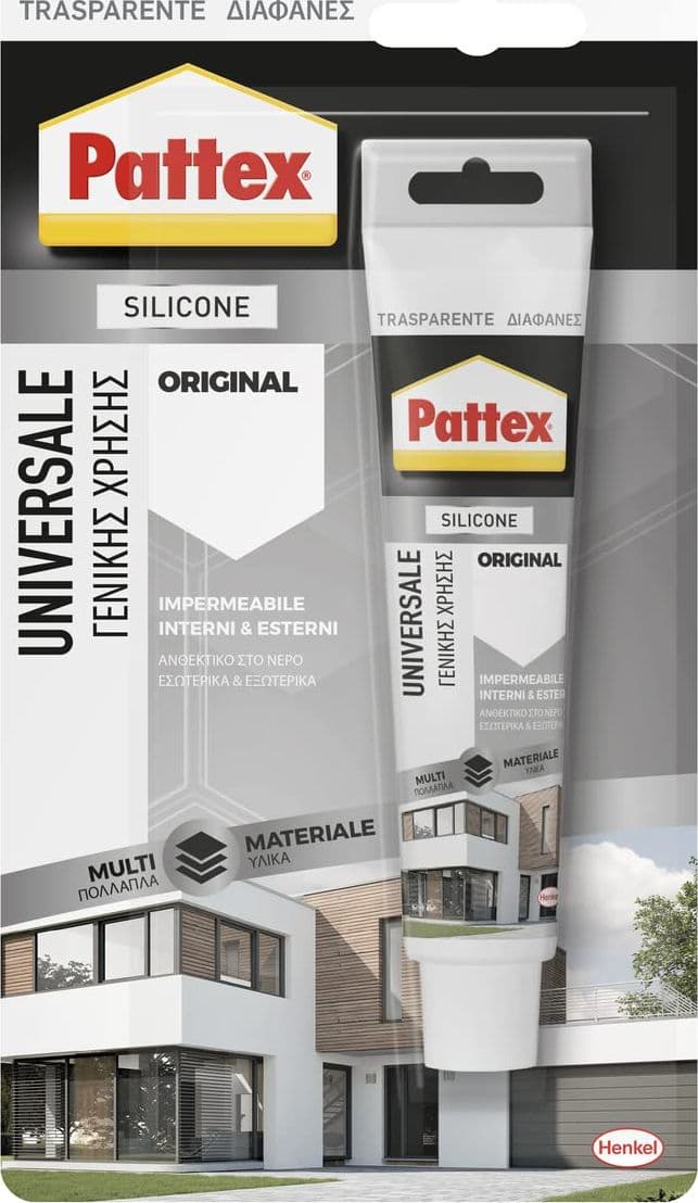 Silicone Pattex Universale Trasparente Blister Ml. 50 Henkel