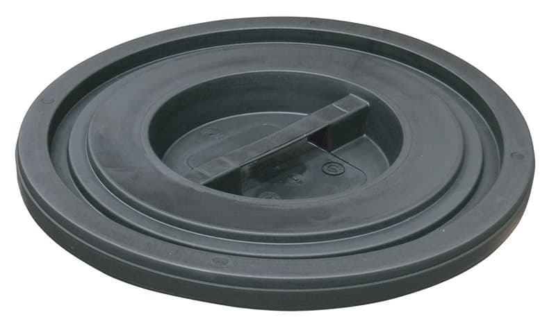Ics Coperchio per Bidone Sovrapponibile L 100 120 Nero - 2