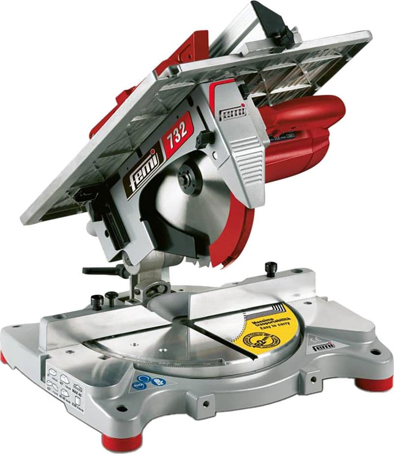 Troncatrice Femi 732 1550 w Lama Ø in Alluminio 254mm