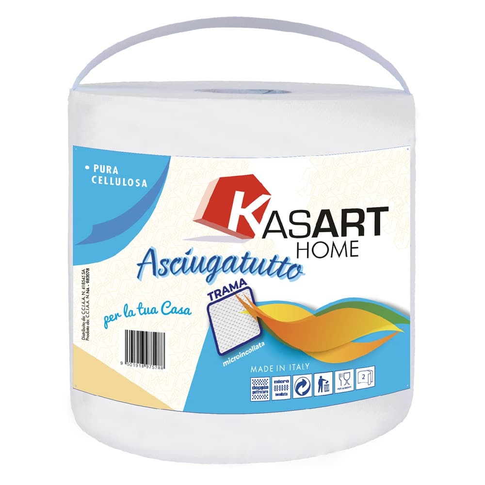 Bobina Kasart Asciugatutto Home Carta a Rotolo Circa 2 0,706 kg - 2