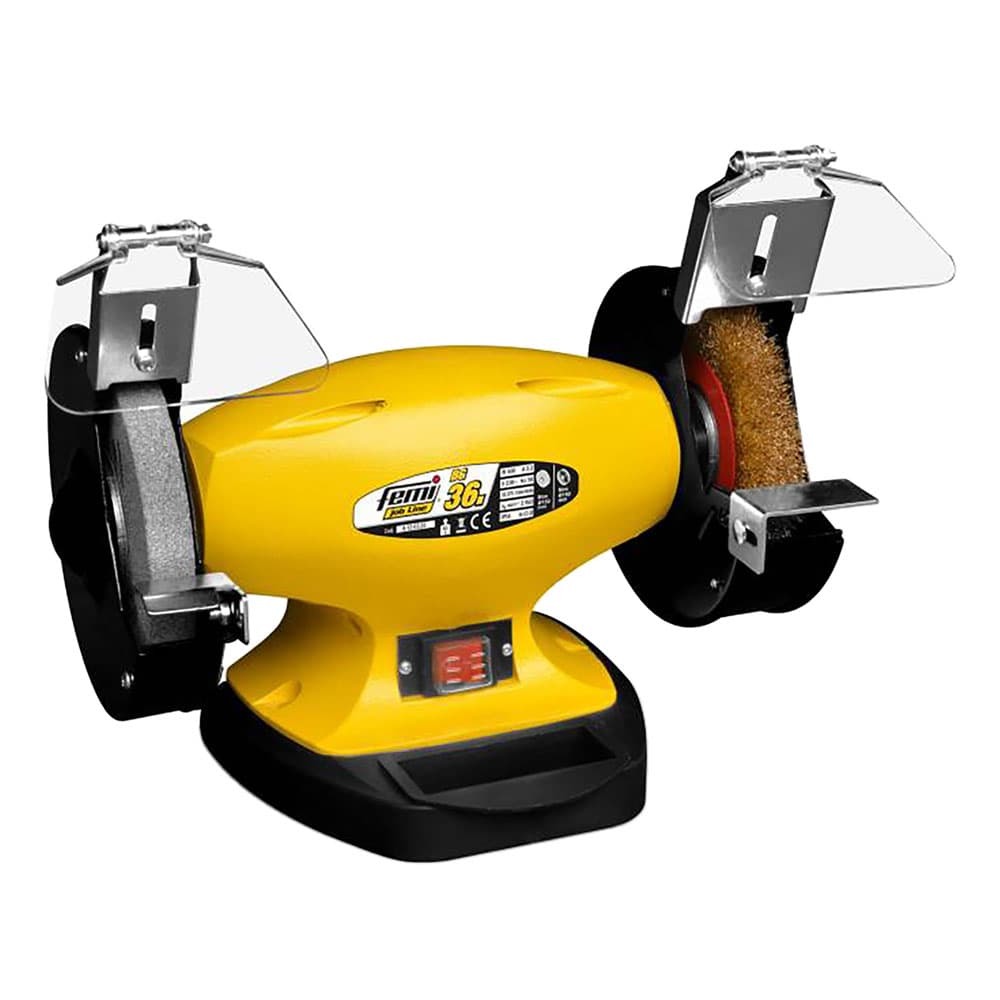 Smerigliatrice da Banco Femi BG36N 450 w Mola con Spazzola Ø 150 mm - 2