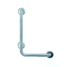 Barra Diagonale con Maniglia 90 ° Sostegno per Disabili Inox Lucido Nofer - 2