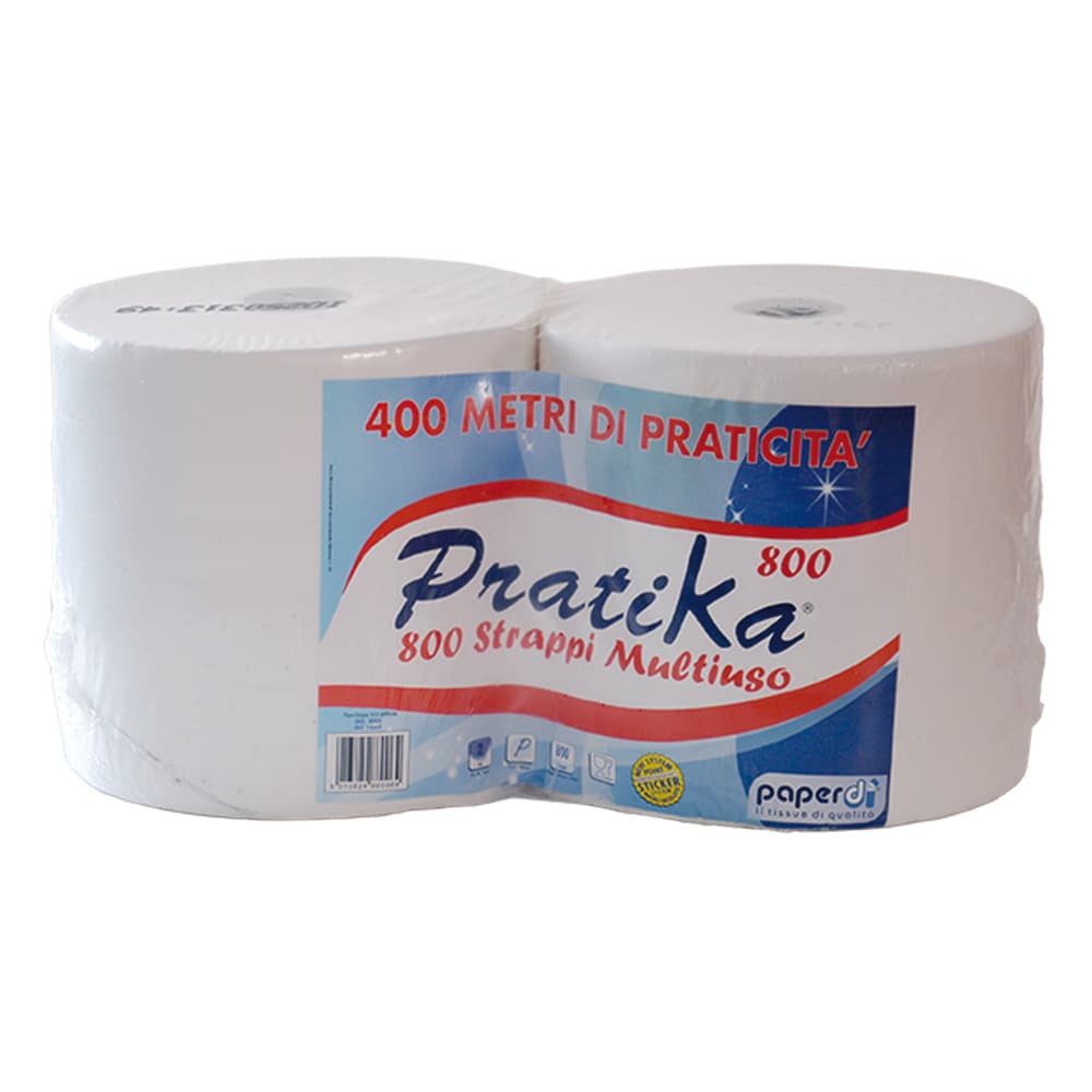 Bobina Paperdi Pratika 800 Carta a Rotolo Circa 2 1,5 kg - 2