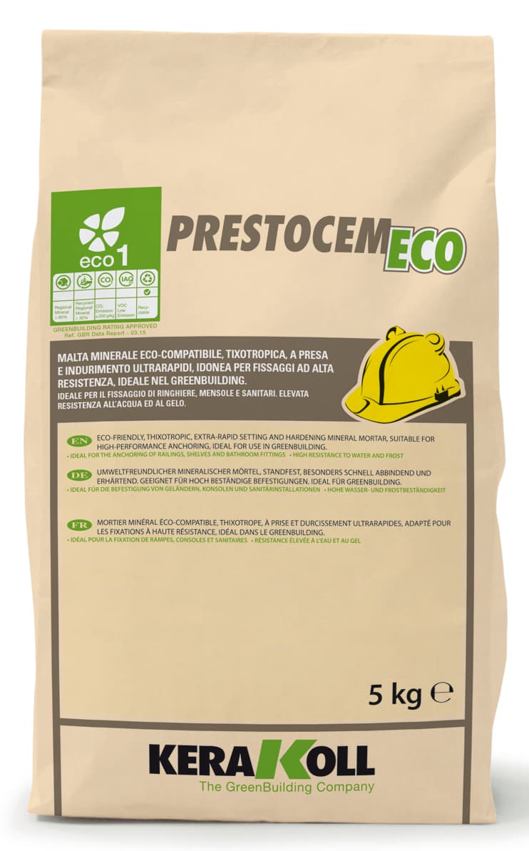 Cemento Rapido Prestocem Eco Kg 5 4 Pezzi Kerakoll - 2