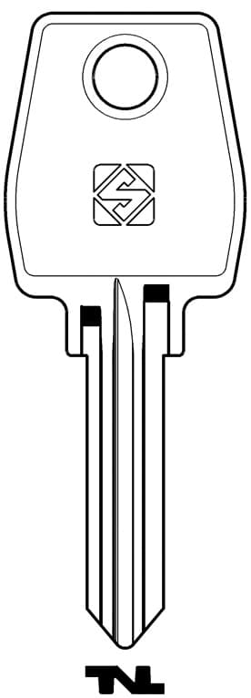 Chiave Asc EU1R (g. Vae 0) Euro Locks 20 Pezzi Silca - 2